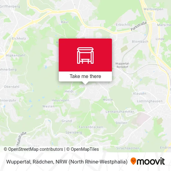 Карта Wuppertal, Rädchen