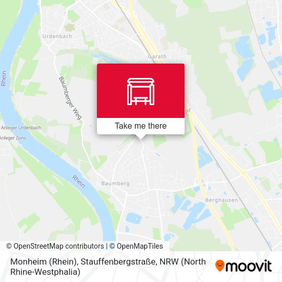 Карта Monheim (Rhein), Stauffenbergstraße