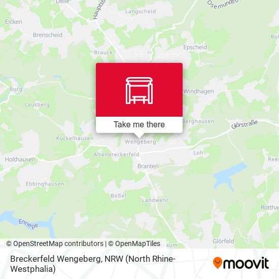 Карта Breckerfeld Wengeberg