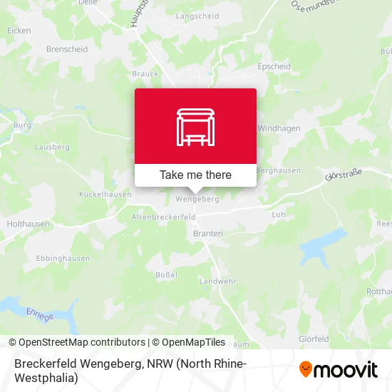 Карта Breckerfeld Wengeberg