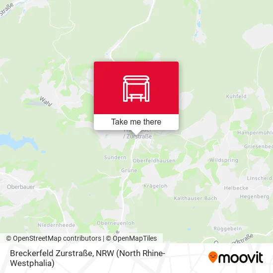 Карта Breckerfeld Zurstraße