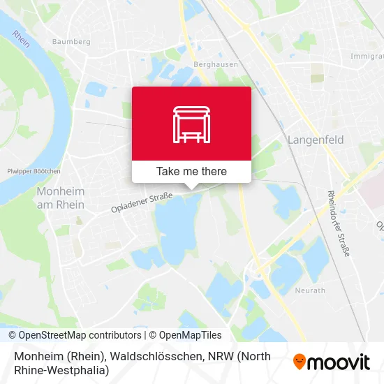 Карта Monheim (Rhein), Waldschlösschen