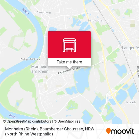 Monheim (Rhein), Baumberger Chaussee map