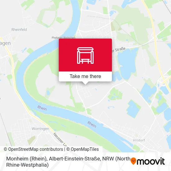 Карта Monheim (Rhein), Albert-Einstein-Straße
