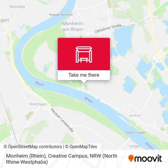 Карта Monheim (Rhein), Creative Campus