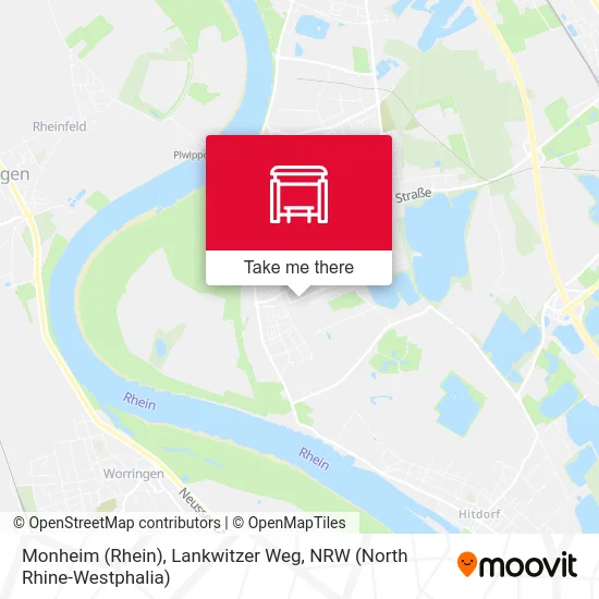 Карта Monheim (Rhein), Lankwitzer Weg