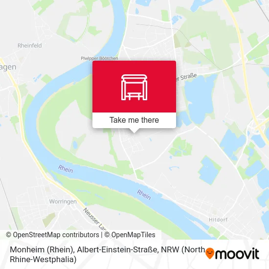 Карта Monheim (Rhein), Albert-Einstein-Straße