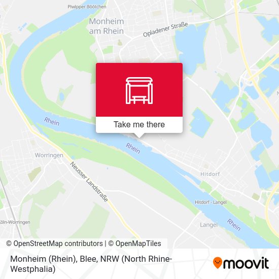 Карта Monheim (Rhein), Blee