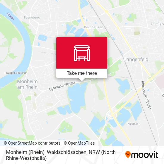 Карта Monheim (Rhein), Waldschlösschen