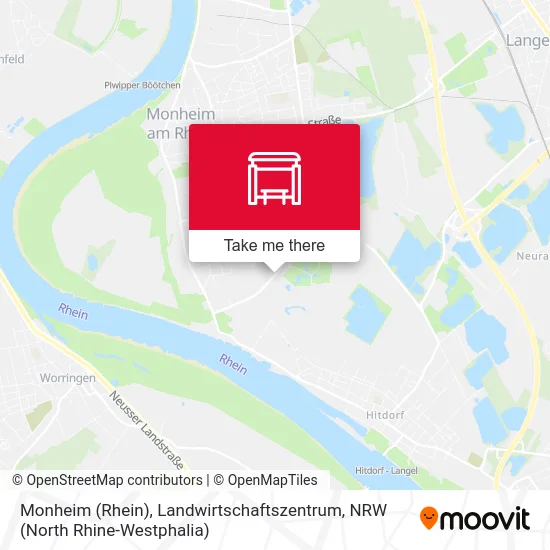Карта Monheim (Rhein), Landwirtschaftszentrum