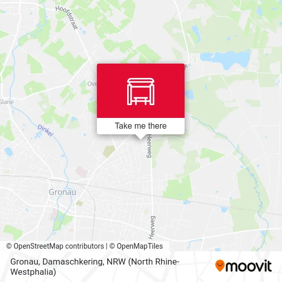 Карта Gronau, Damaschkering