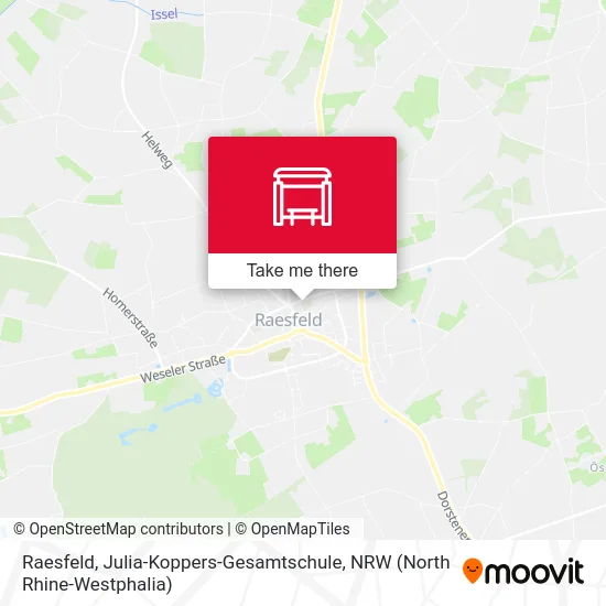 Карта Raesfeld, Julia-Koppers-Gesamtschule