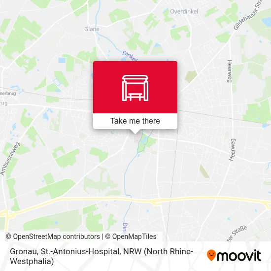 Gronau, St.-Antonius-Hospital map