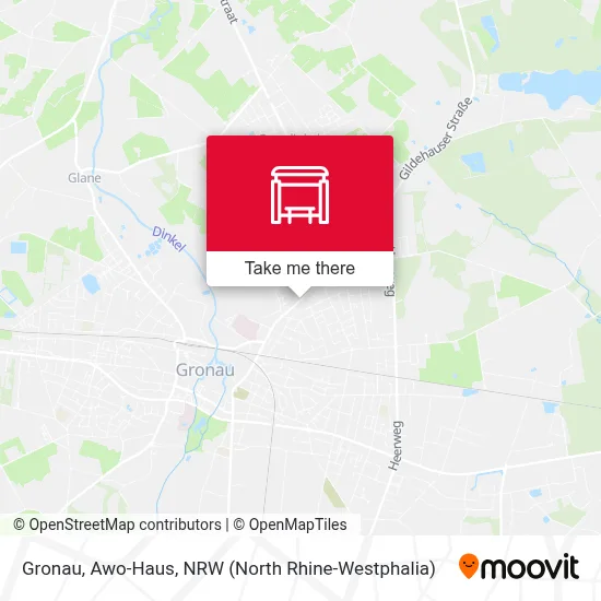 Gronau, Awo-Haus map