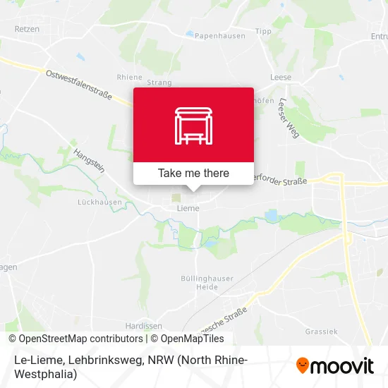 Le-Lieme, Lehbrinksweg map