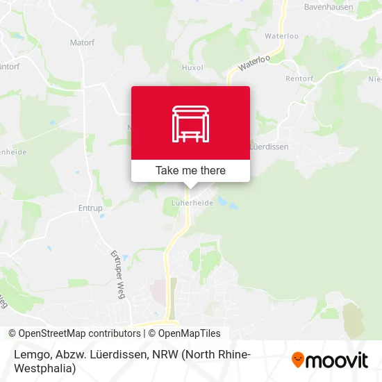Карта Lemgo, Abzw. Lüerdissen