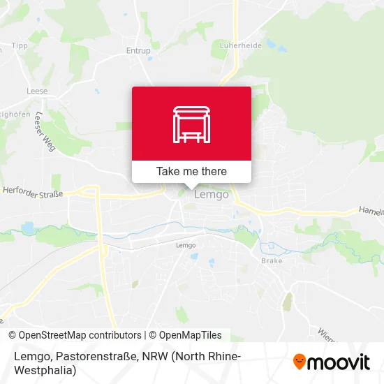 Lemgo, Pastorenstraße map