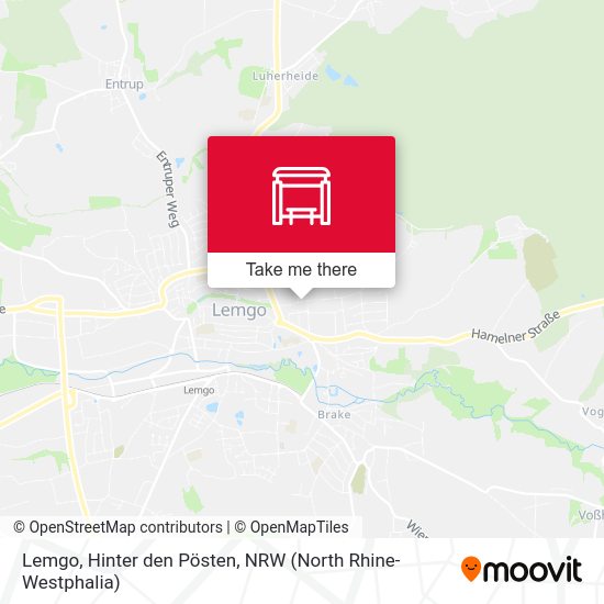 Карта Lemgo, Hinter den Pösten