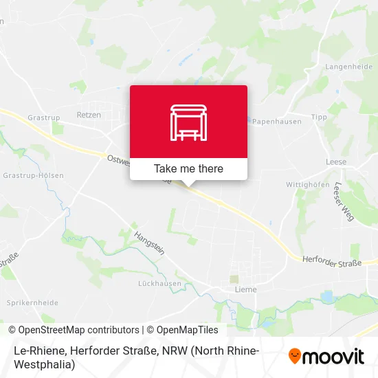 Карта Le-Rhiene, Herforder Straße