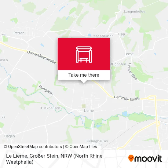 Le-Lieme, Großer Stein map