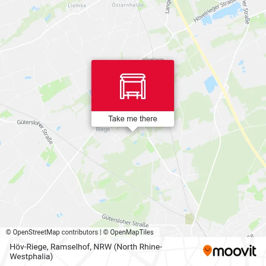 Höv-Riege, Ramselhof map