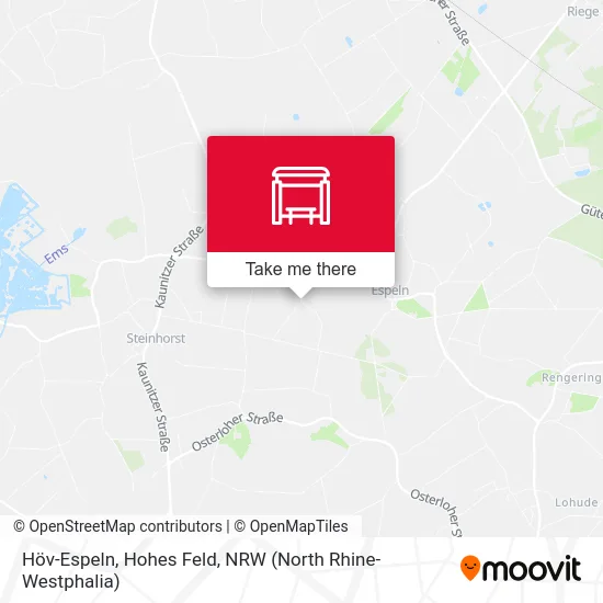 Карта Höv-Espeln, Hohes Feld