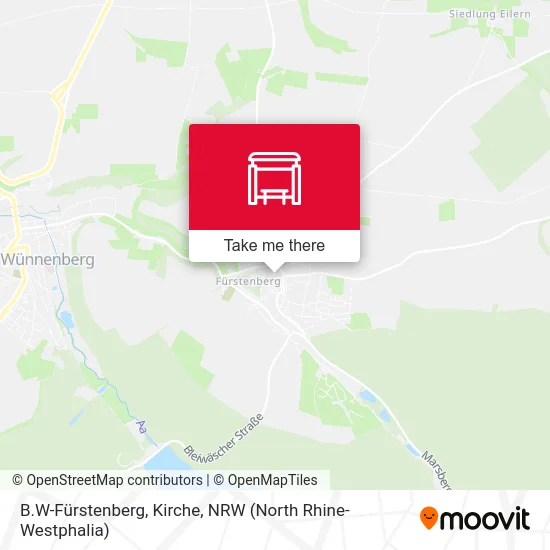 B.W-Fürstenberg, Kirche map
