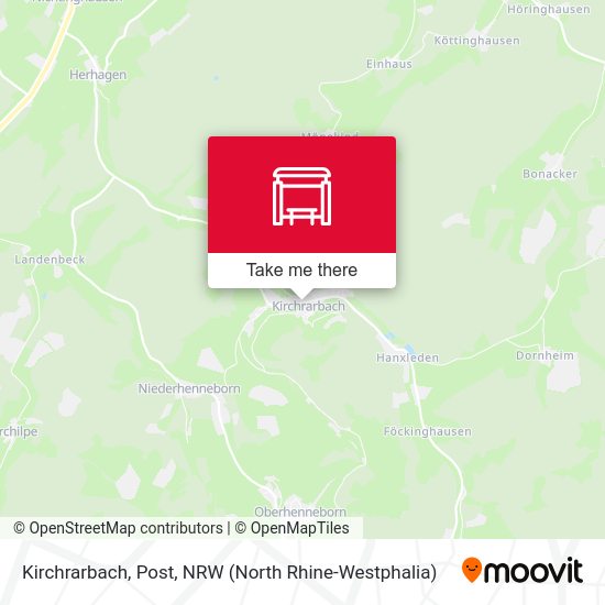 Карта Kirchrarbach, Post