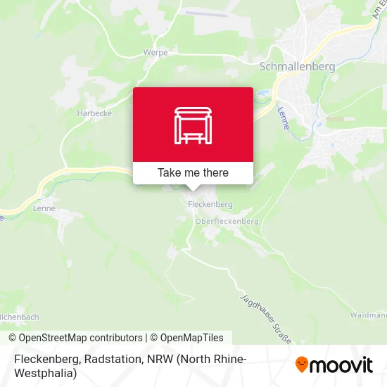 Карта Fleckenberg, Radstation