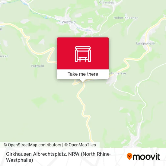 Girkhausen Albrechtsplatz map