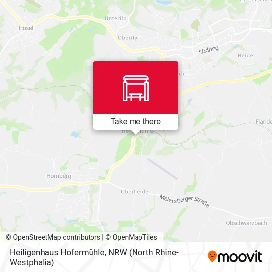 Карта Heiligenhaus Hofermühle
