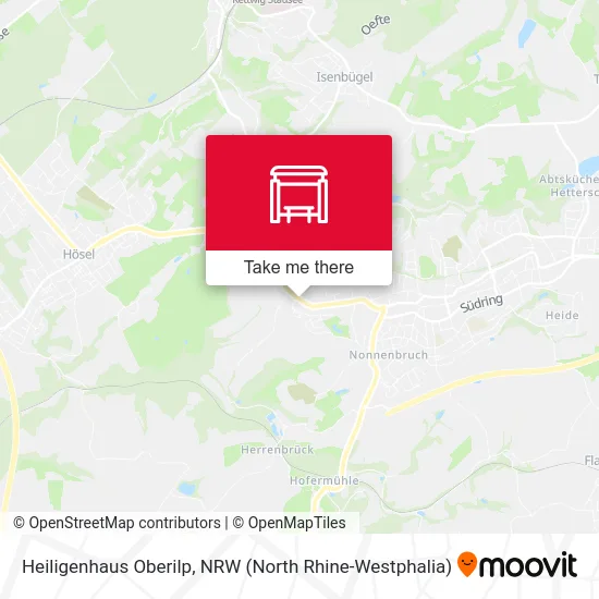 Карта Heiligenhaus Oberilp