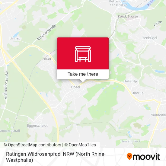 Карта Ratingen Wildrosenpfad