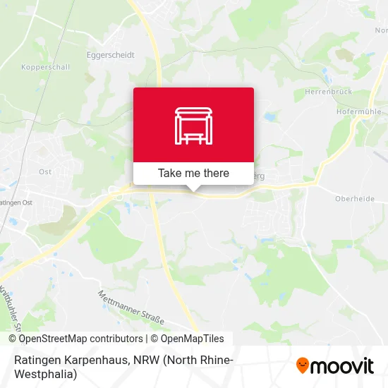 Ratingen Karpenhaus map