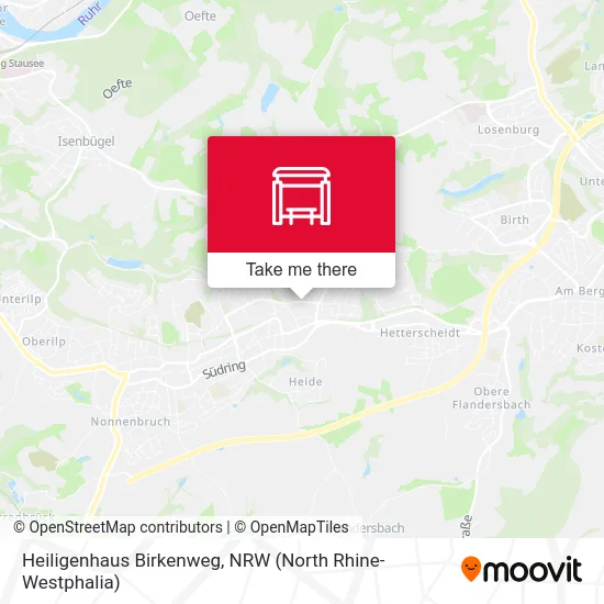 Карта Heiligenhaus Birkenweg