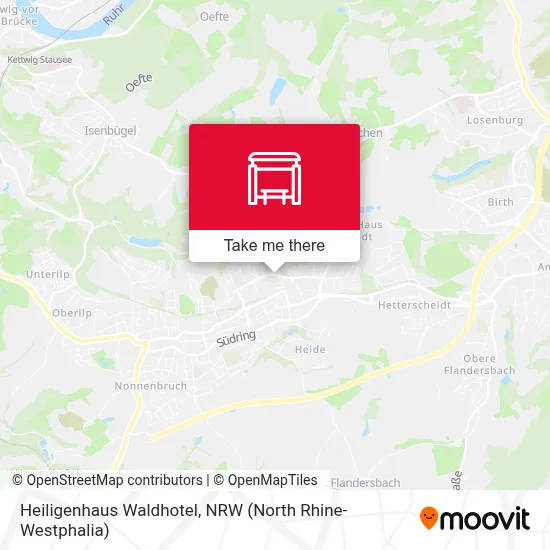 Heiligenhaus Waldhotel map