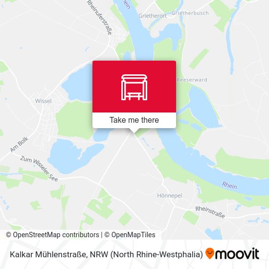 Kalkar Mühlenstraße map
