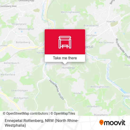 Карта Ennepetal Rottenberg