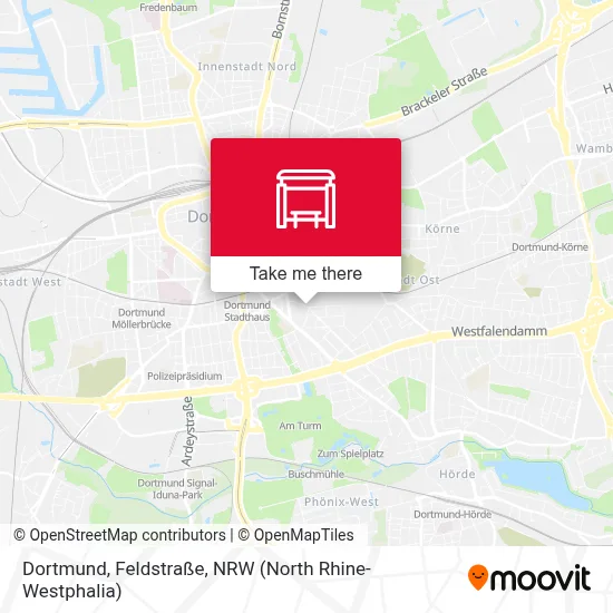 Dortmund, Feldstraße map