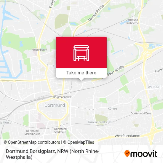 Dortmund Borsigplatz map