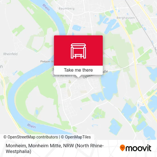 Карта Monheim, Monheim Mitte