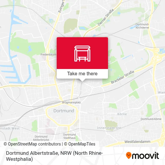 Dortmund Albertstraße map