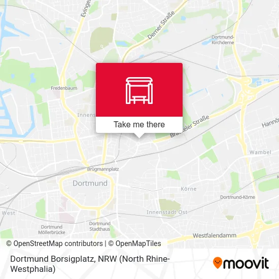 Dortmund Borsigplatz map