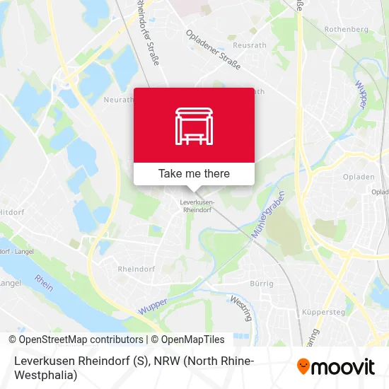 Leverkusen Rheindorf (S) map
