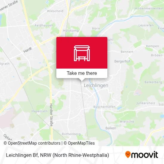 Leichlingen Bf map