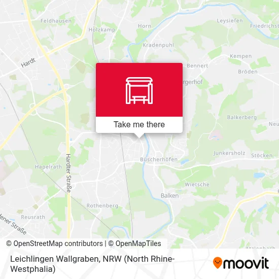 Leichlingen Wallgraben map