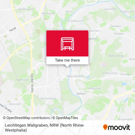 Leichlingen Wallgraben map