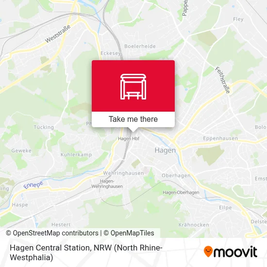Hagen Hbf map