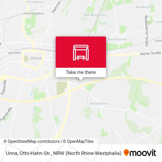 Unna, Otto-Hahn-Str. map