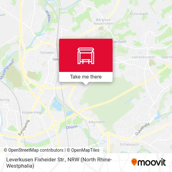 Карта Leverkusen Fixheider Str.